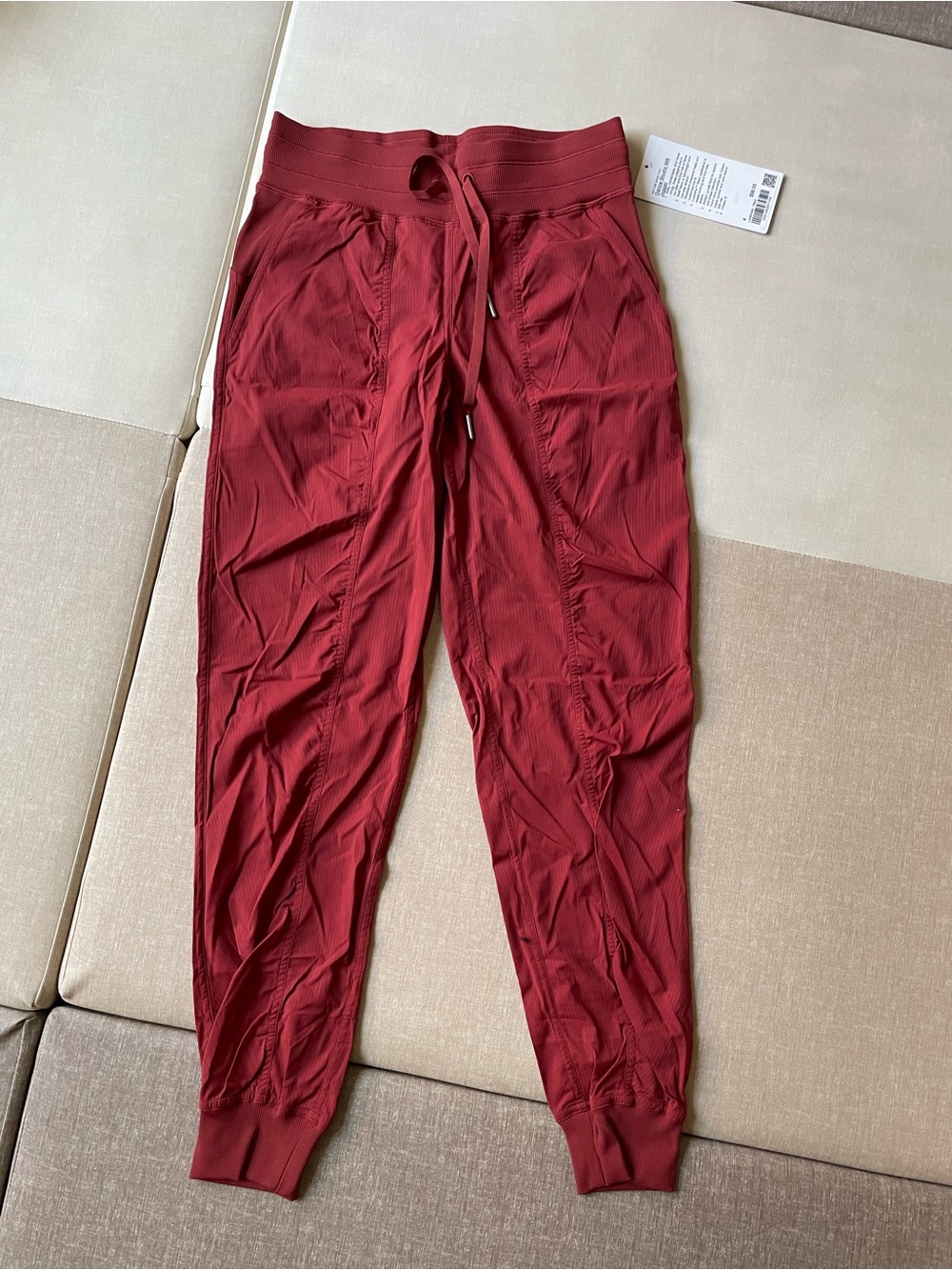 Dance Studio Mid-Rise Jogger Full Length - Terracotta